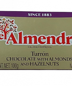 Almendro Turron Chocolate with almonds and hazelnuts(100g)